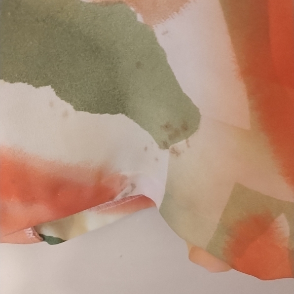 3K fashion Y2K women's orange/ yellow tie dye blazer size 2x (see measurements) - Picture 6 of 9